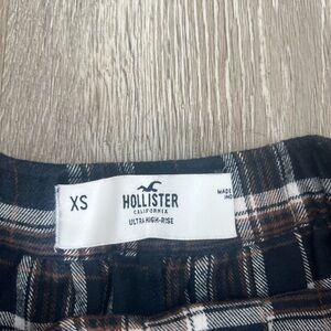 xs flannel skirt
